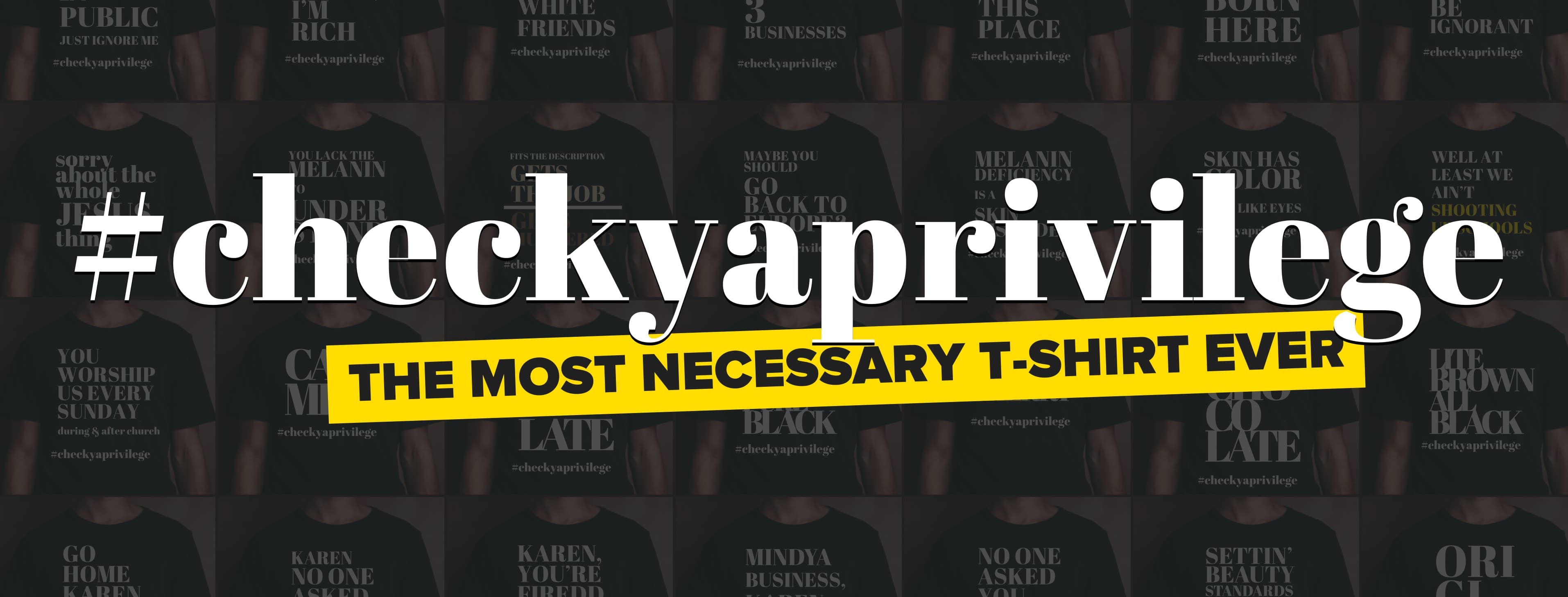 Check Your Privilege brand cover